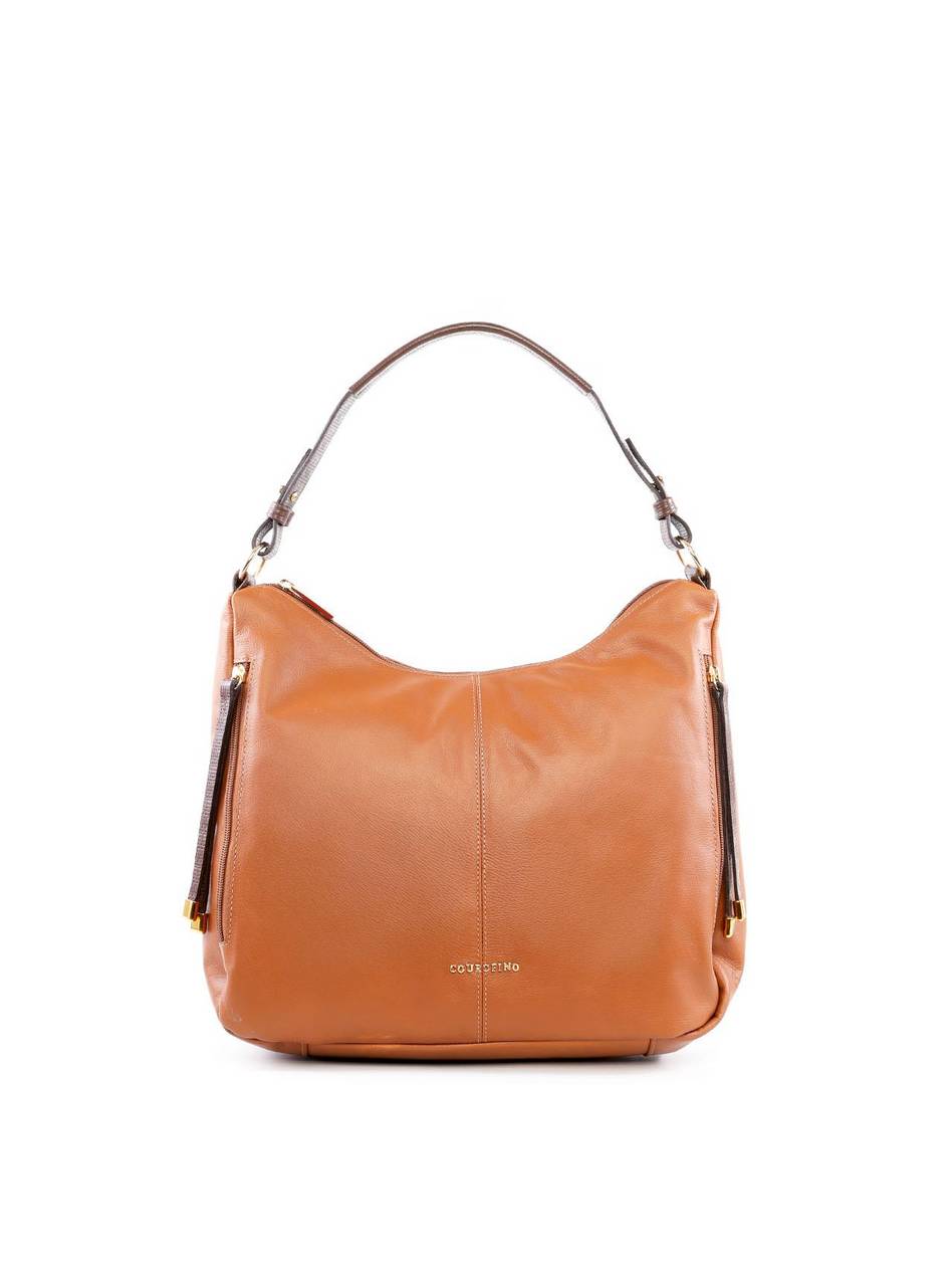 Bolsa Hobo Grande com Bolsos Frontais - Castor BSI-6468 - CS
