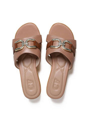 Tamanco Plataforma com Recortes - Nude SDI-11662 - NU