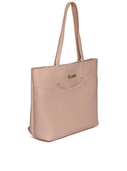 Bolsa Shopper Tiracolo com Bolso Aberto - Nude BSI-5655 - NU