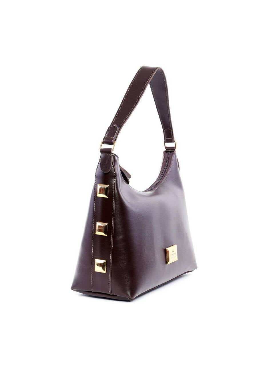 Bolsa Hobo Tiracolo com Detalhes Laterais - Cacau BSI-6199 - CA