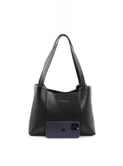 Bolsa Tote Quadrada com 3 Divisórias - Preta BSI-6398 - PR