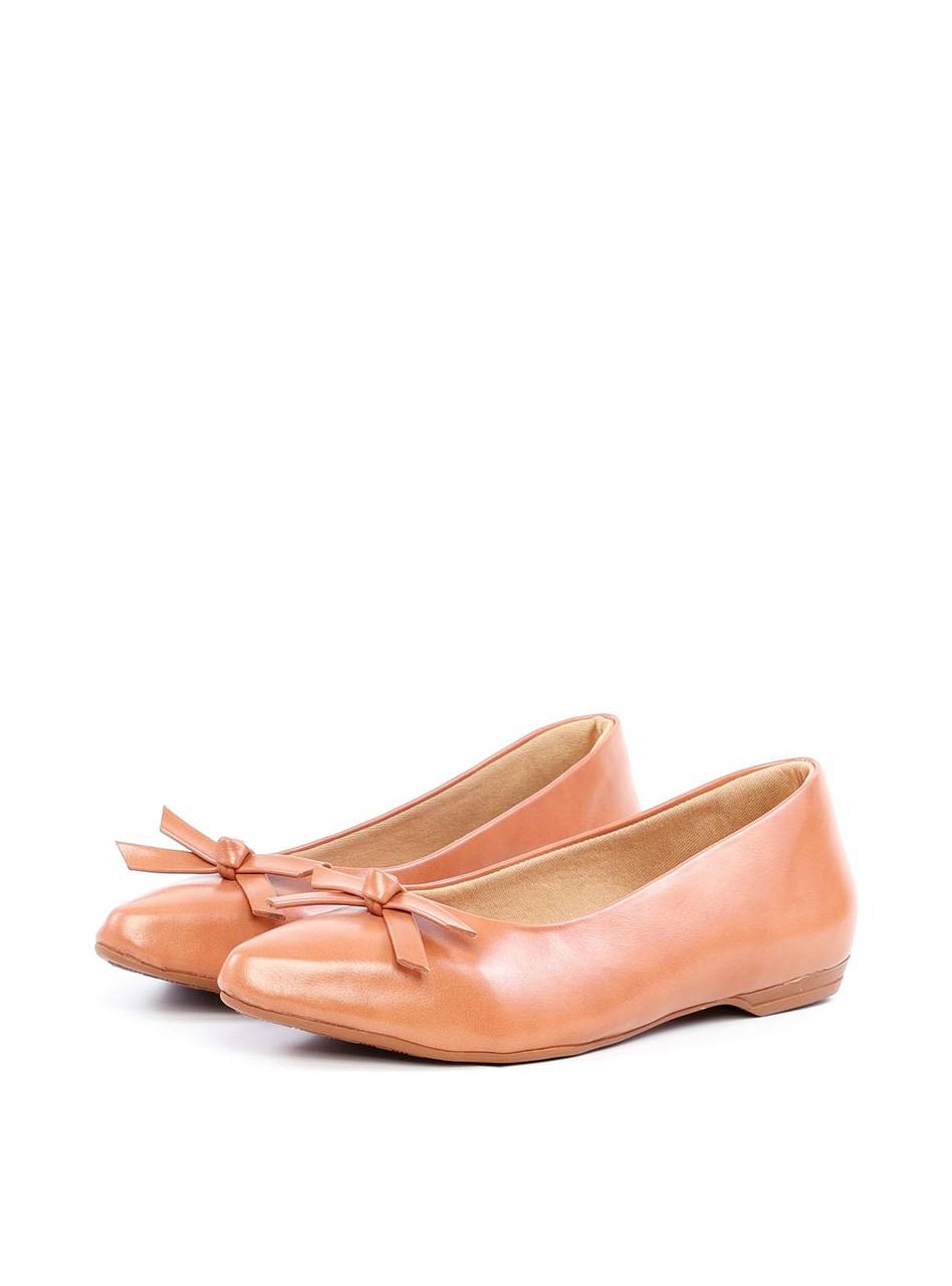 Sapatilha de Bico Fino com Laço - Nude BSI-11856 - NU