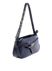 Bolsa Baguette com Detalhe de Cinto - Preta BSI-6151 - PR