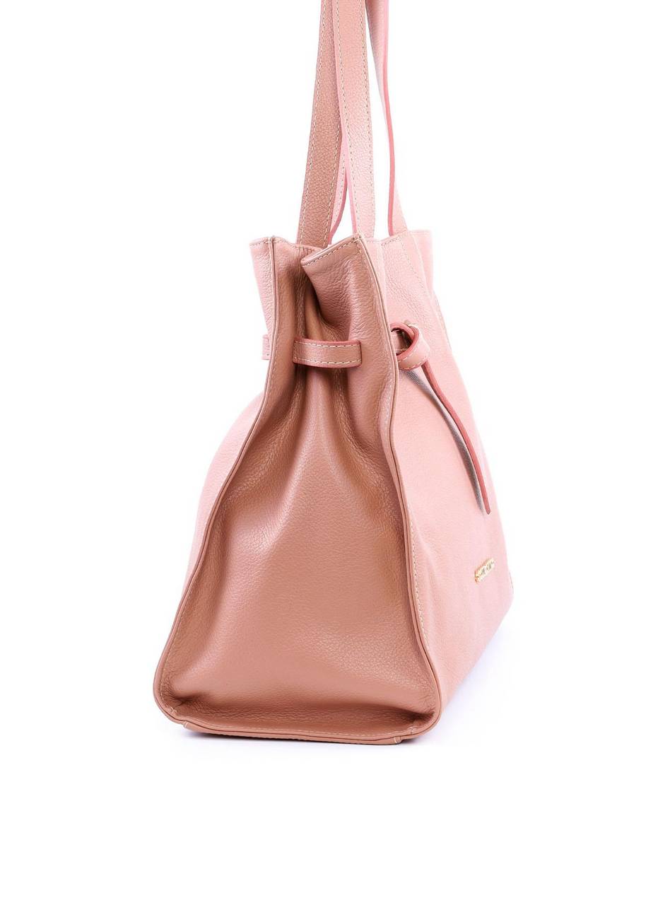 Bolsa Bucket Tiracolo com Detalhe de Cinto - Nude BSI-6021 - NU