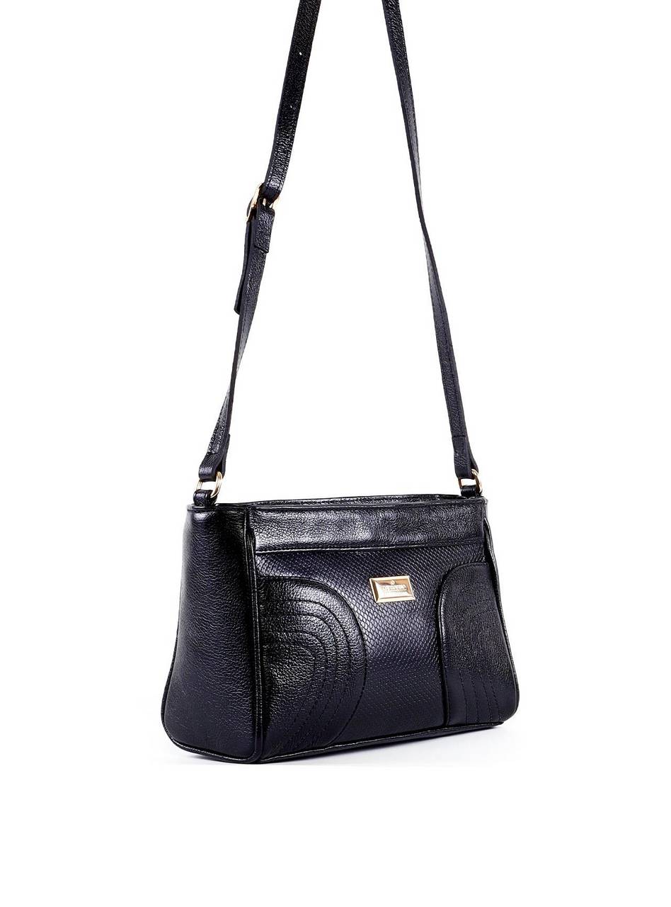 Bolsa Tote Arredondada em Matelasse - Preta BSI-6357 - PR