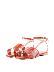 Rasteira Recorte H Fecho Fivela - Castor SDI-11987 - CS