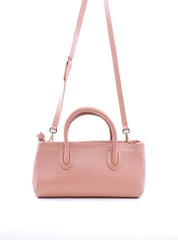 Bolsa Tote de Mão e Tiracolo Retangular com Detalhes de Costuras Nude BSI-5962 - NU