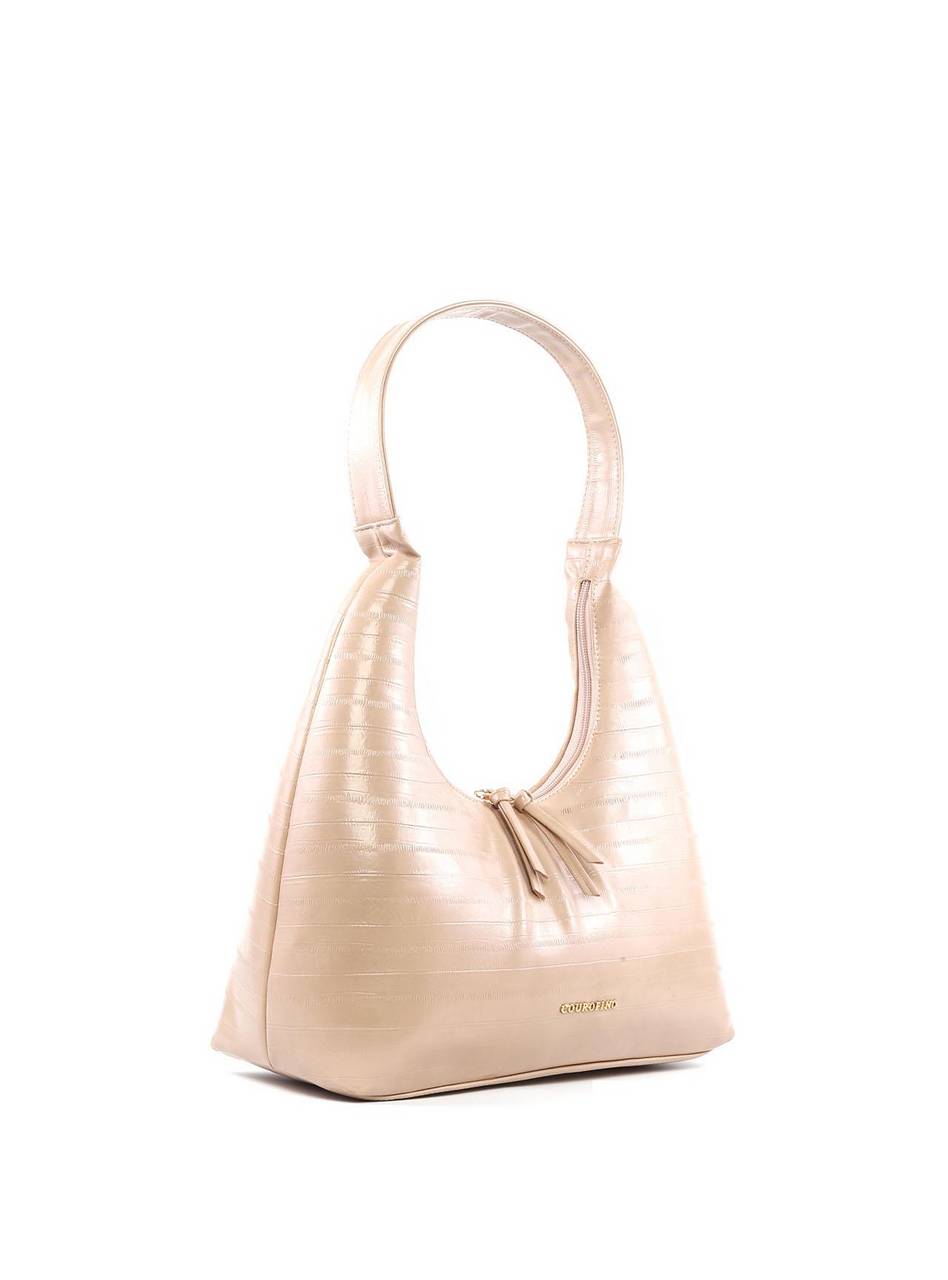 Bolsa Hobo Alça Alongada - Nude BSI-6385 - NU