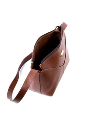 Bolsa Tote Transversal com Costura Frontal - Cacau BSI-6451 - CA
