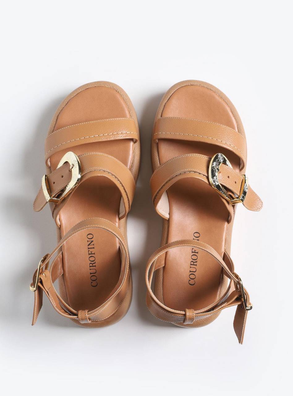 Sandália Feminina Papete Tachas Diversas - Castor SDI-11567 - CS