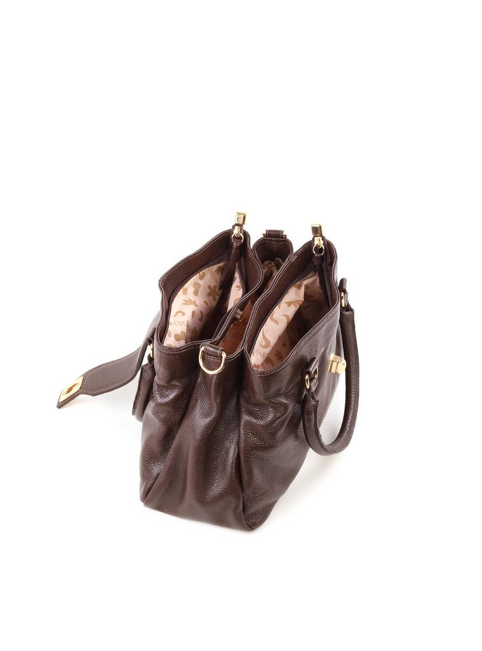 Bolsa Tote Alça Dupla Três Divisórias - Cacau BSI-6380 - CA
