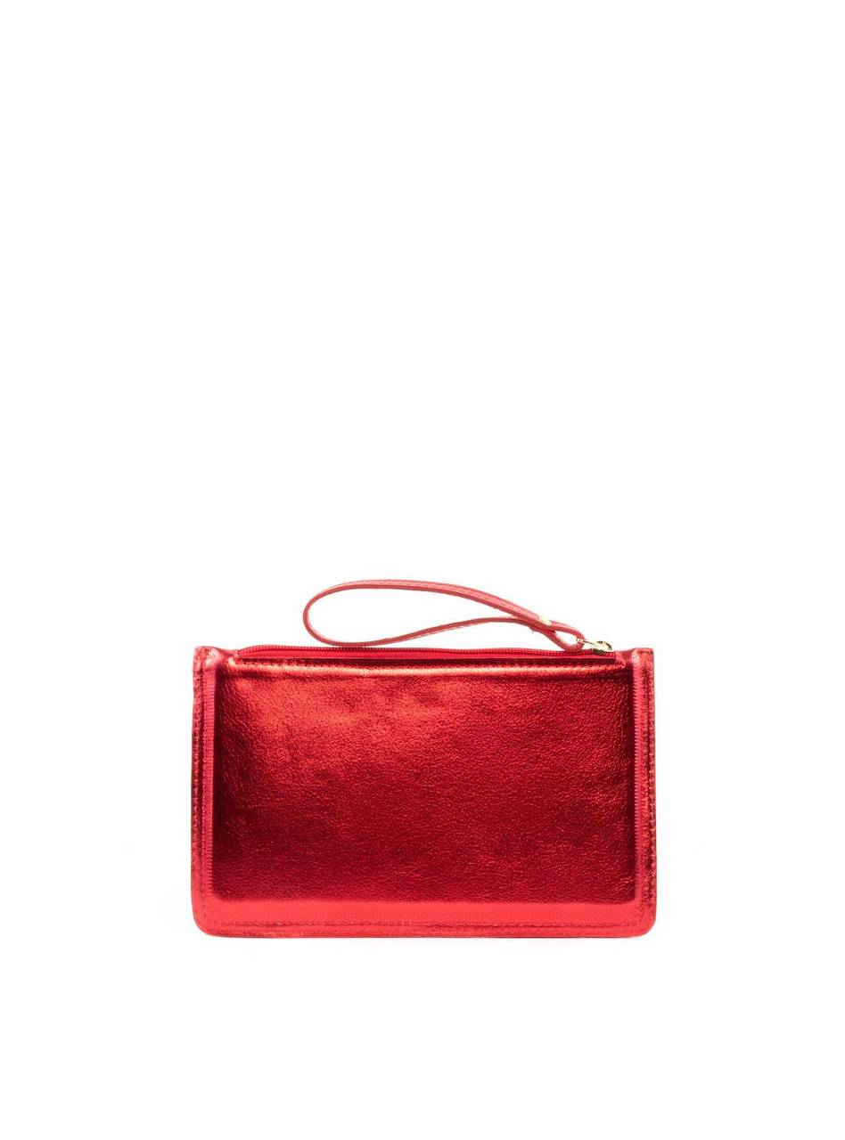 Necessarie Retangular com Alça no Zíper - Vermelha NSI-159 - VE