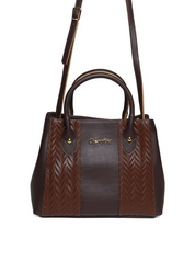Bolsa Tote Mão Transversal Pequena - Cacau BSI-5766 - CA
