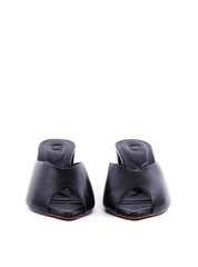 Tamanco Peep Toe com Salto Bloco - Preta SDI-12022 - PR