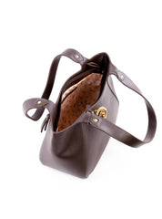 Bolsa Shopper Média com Charm CF - Cacau BSI-6461 - CA