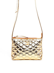 Bolsa Transversal Matelassê Pequena - Ouro BSI-6319 - AU