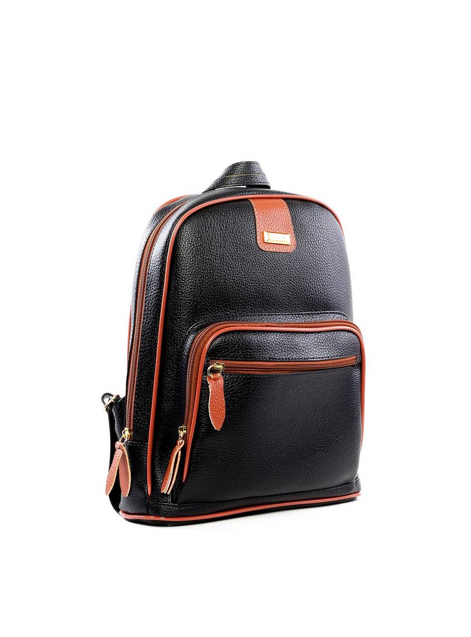 Mochila Feminina Média Bolso Preta MEI-403 - PR