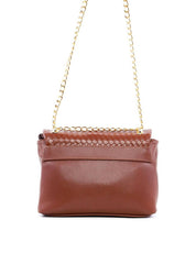 Bolsa Satchel Quadrada em Tressê - Cacau BSI-6230 - CA