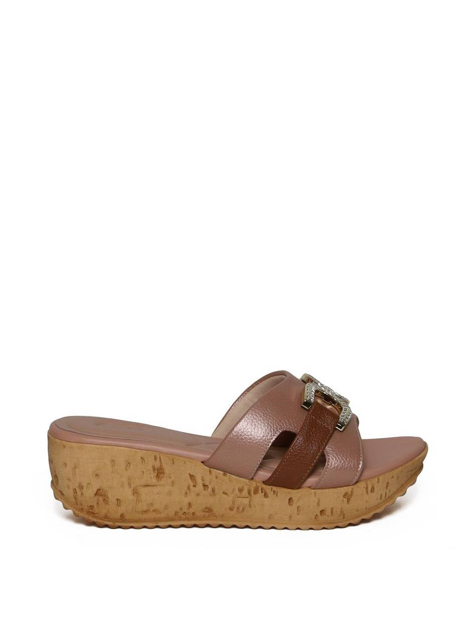 Tamanco Plataforma com Recortes - Nude SDI-11662 - NU