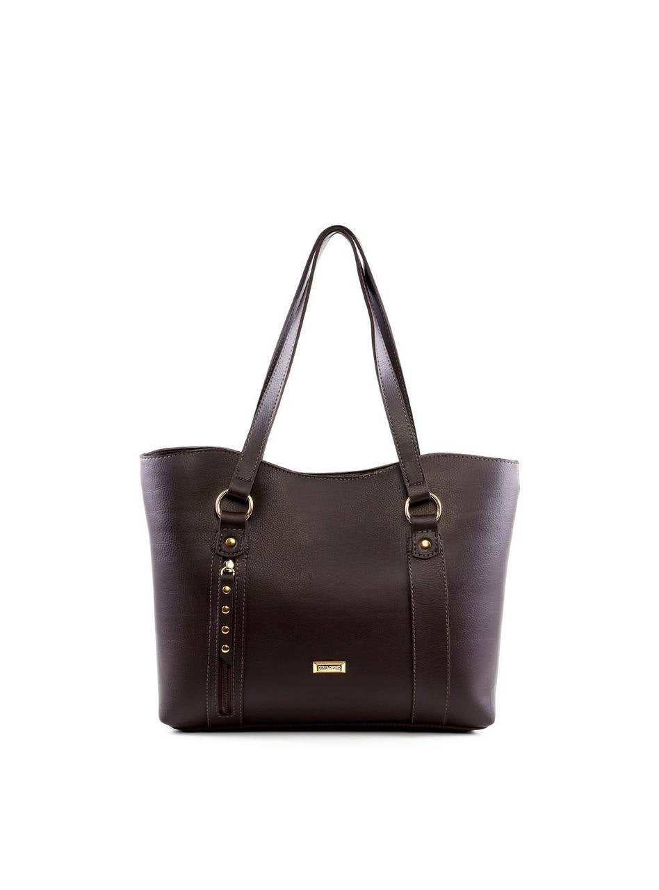 Bolsa Shopper com Rebites - Cacau BSI-6420 - CA