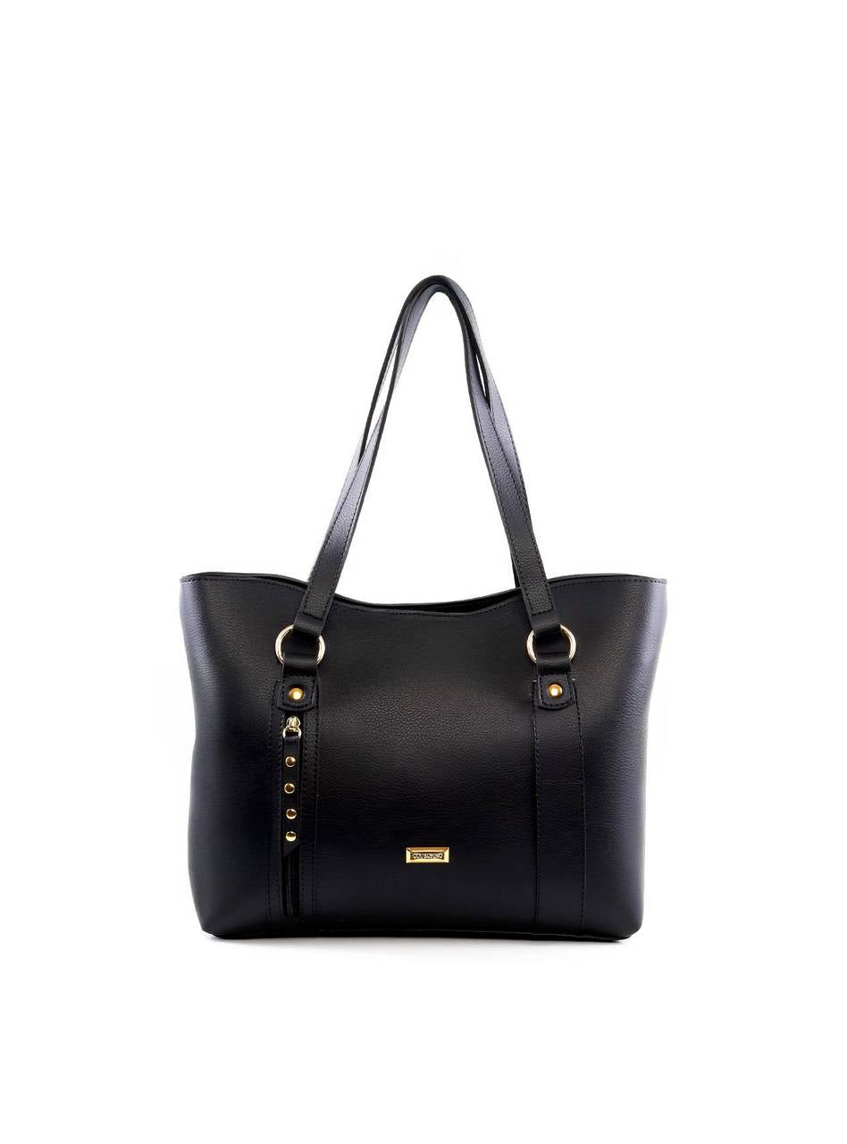 Bolsa Shopper com Rebites - Preta BSI-6420 - PR