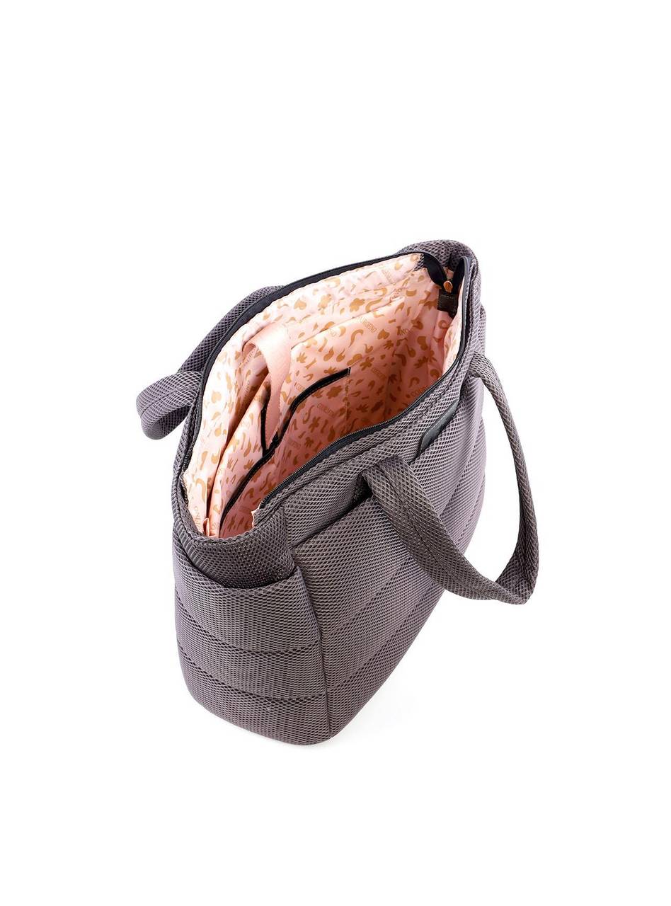 Bolsa Shopper de Tela com Bolsos - Grafite BSI-6252 - GR