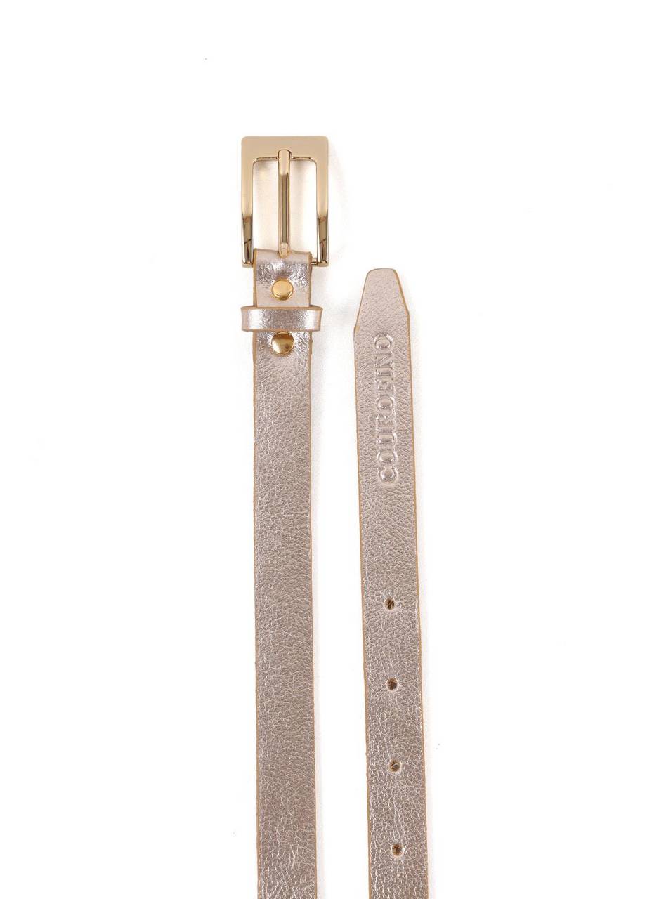 Cinto Feminino Fivela Retangular Ouro CTI-939 - AU