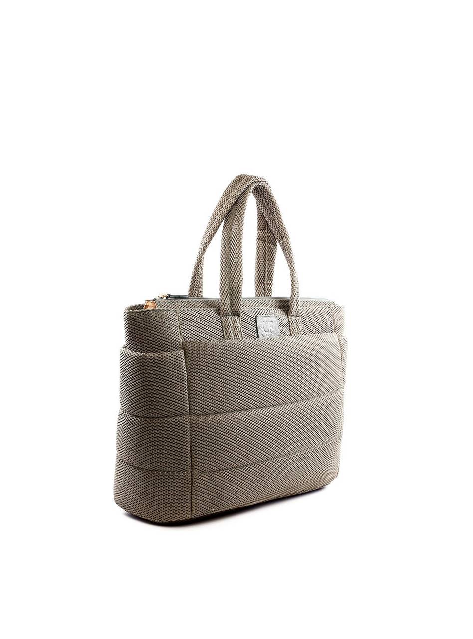 Bolsa Shopper de Tela com Bolsos - Verde BSI-6252 - VD
