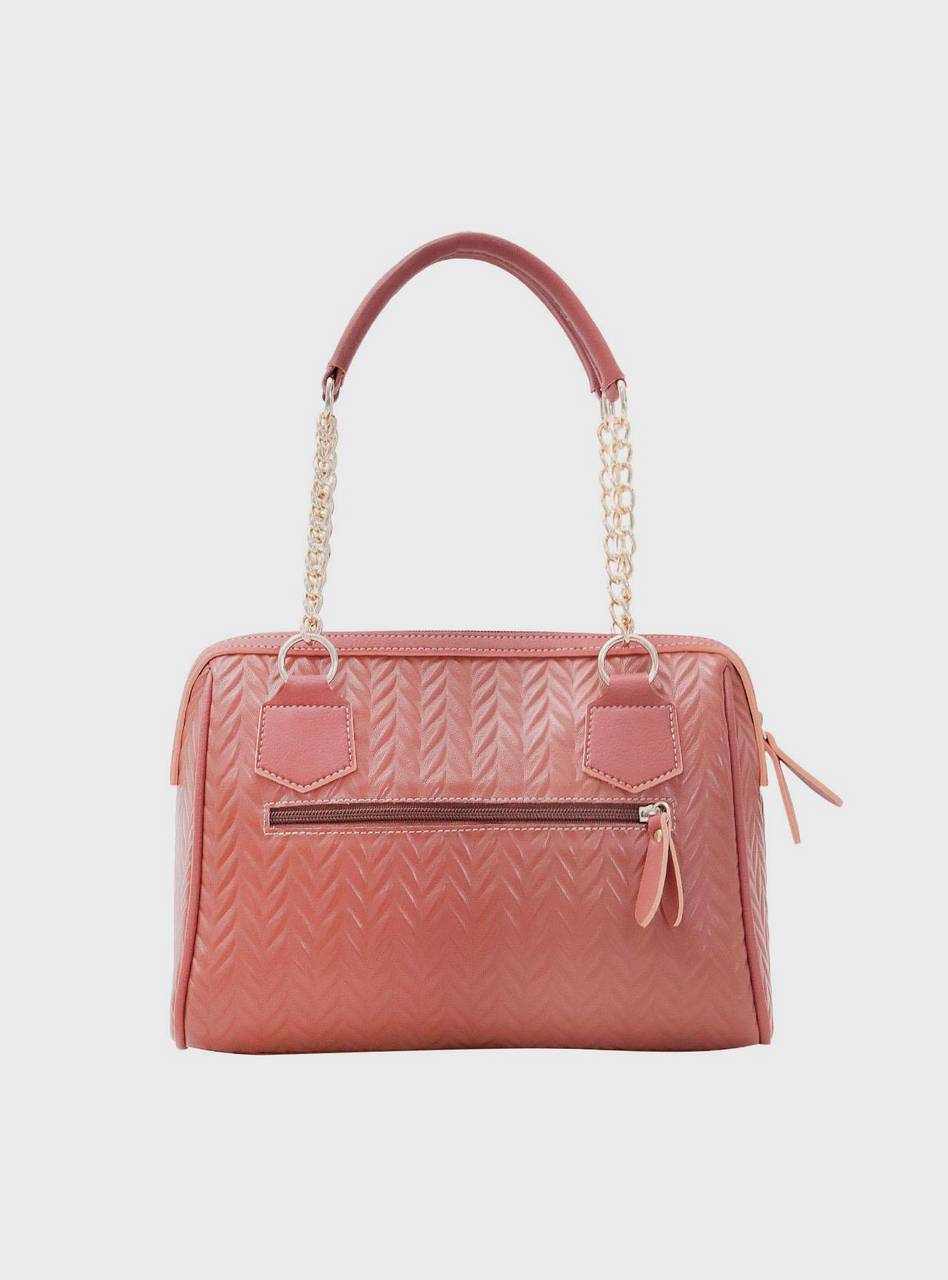 Bolsa Baú Média Corrente Matelassê Nude BSI-5682 - NU