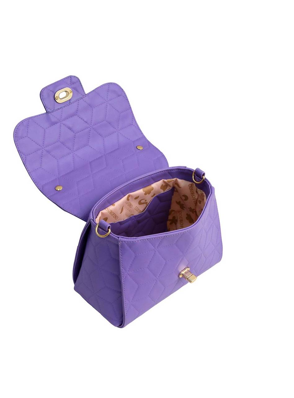 Bolsa Satchel Pequena Alça Transversal Roxa BSI-5510 - RO