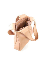 Bolsa Hobo Estilo Whipstitch - Nude BSI-6406 - NU