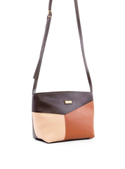 Bolsa Tote Transversal Retalhos - Cacau BSI-6458 - CA