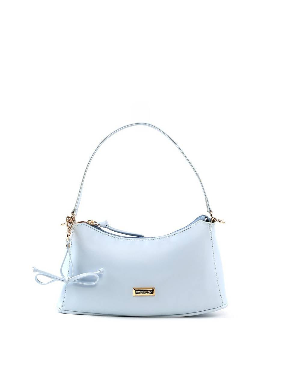 Bolsa Tote Pequena com Laço - Azul BSI-6456 - AZ