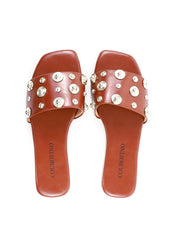 Rasteira Slide com Rebites - Castor SDI-11896 - CS