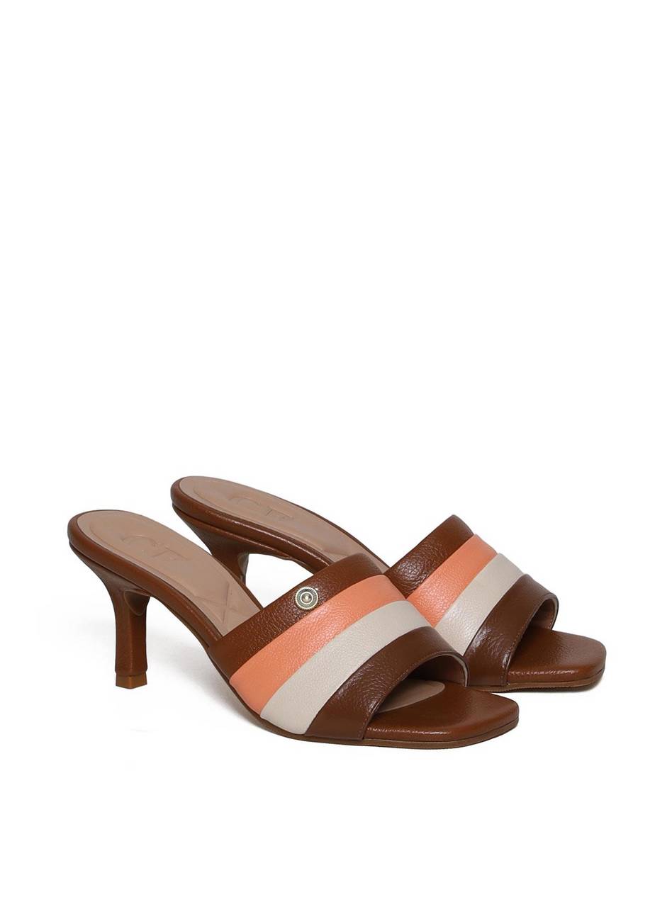 Sandália Feminina Tamanco Multicolor - Castor SDI-11651 - CS
