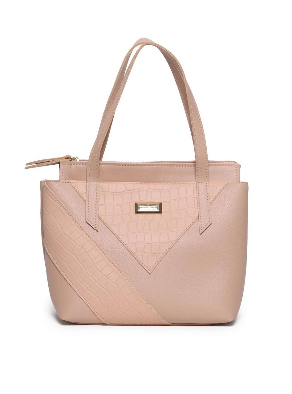 Bolsa Feminina Shopper Média Tiracolo Nude BSI-5903 - NU