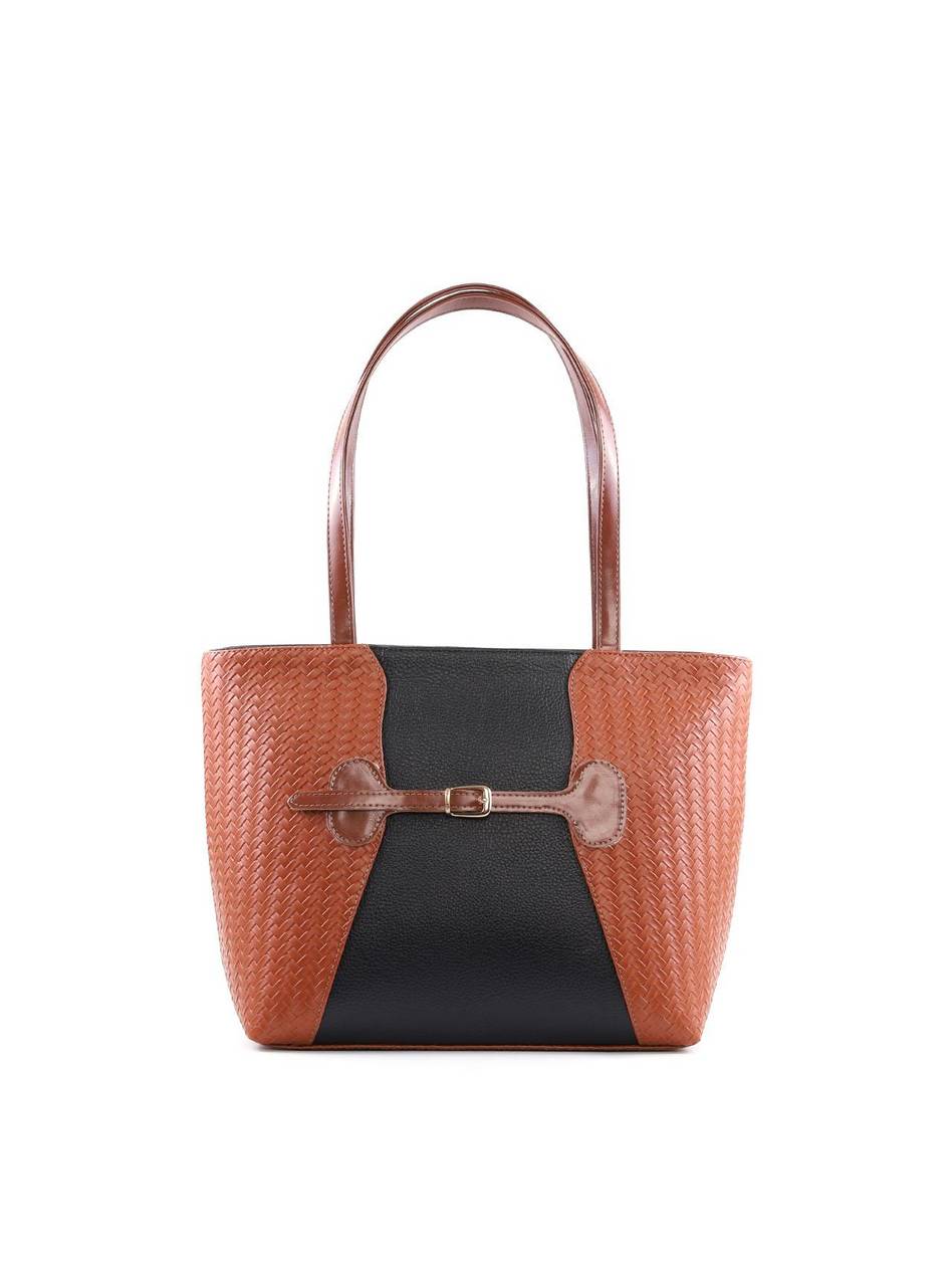 Bolsa Shopper com Tressê e Fivela - Castor BSI-6421 - CS