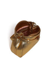 Bolsa Tote Detalhe de Cinto com Fecho Giratório - Ouro BSI-5992 - AU