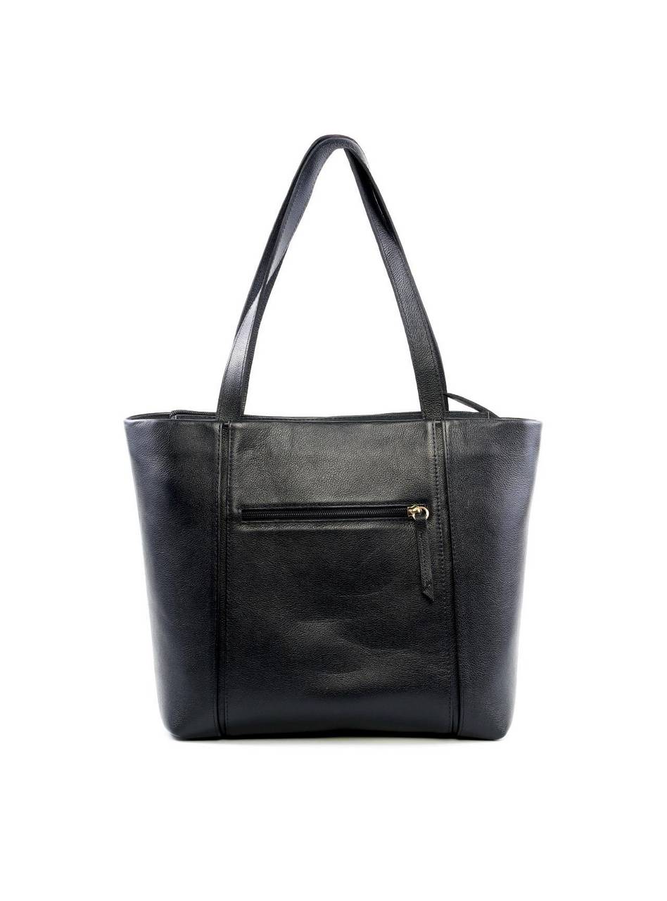 Bolsa Shopper Clássica com Costura - Preta BSI-6439 - PR