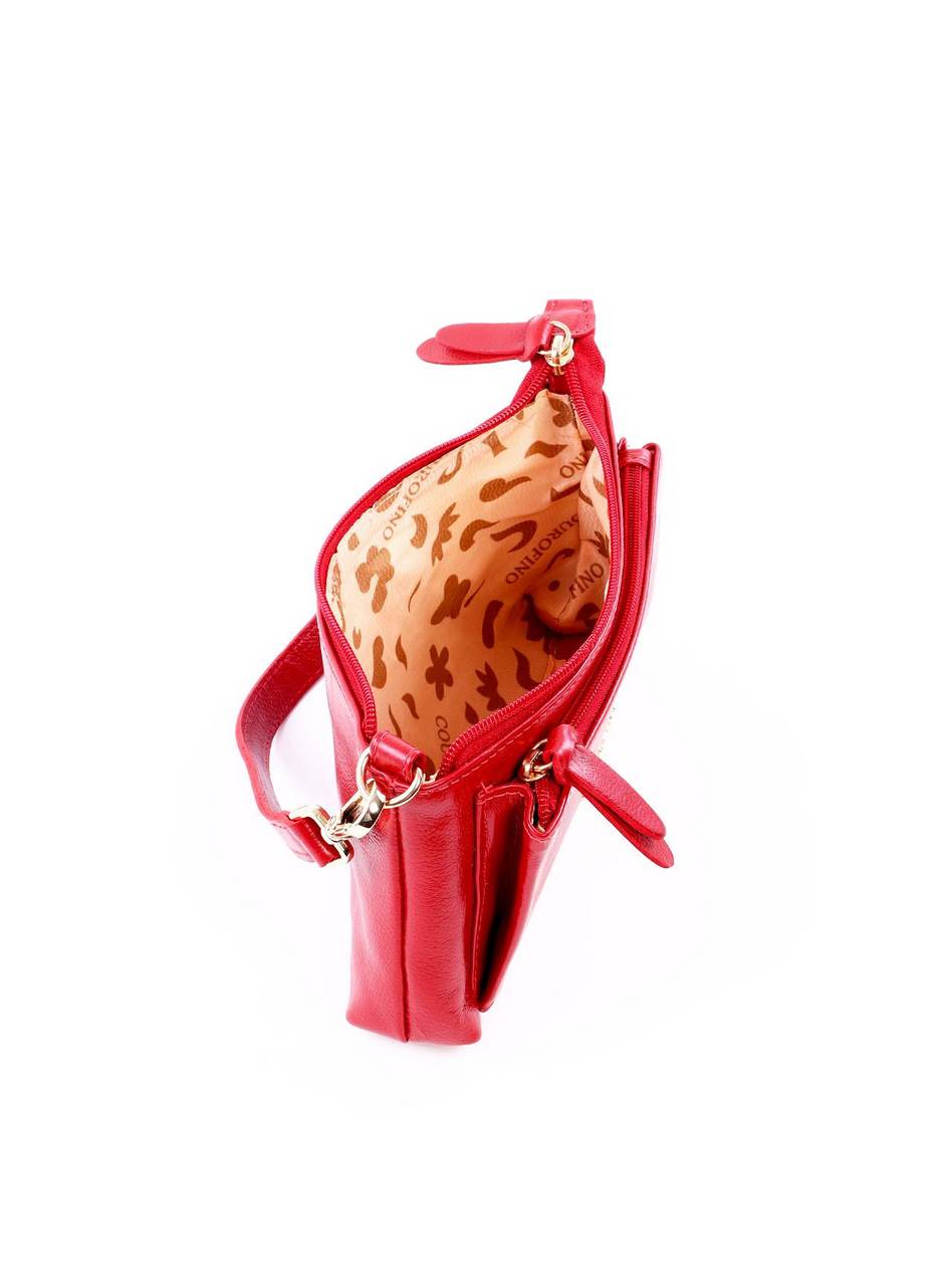 Bolsa Baguette com Bolso Grande Frontal - Vermelha BSI-6130 - VE