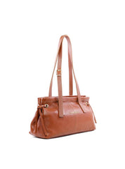 Bolsa Tote de Couro com Ilhós Laterais - Castor BSI-6223 - CS