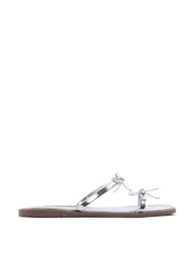 Sandália Rasteira com Laço Duplo SDI-12253 - PT