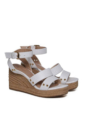 Sandália Plataforma com Cordas e Ilhóes - Branca SDI-11671 - BR
