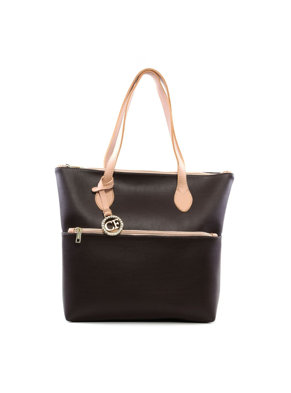 Bolsa Shopper Média com Bag Charm BSI-6463 - CA
