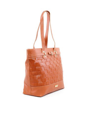 Bolsa Shopper em Tressê com Detalhe de Cinto - Castor BSI-6211 - CS