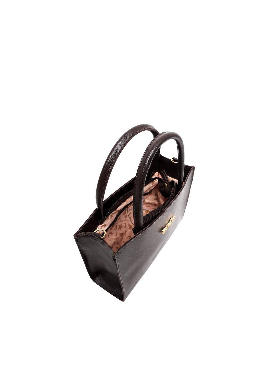 Bolsa Tote Mão Média Quadrada Cacau BSI-4415 - CA