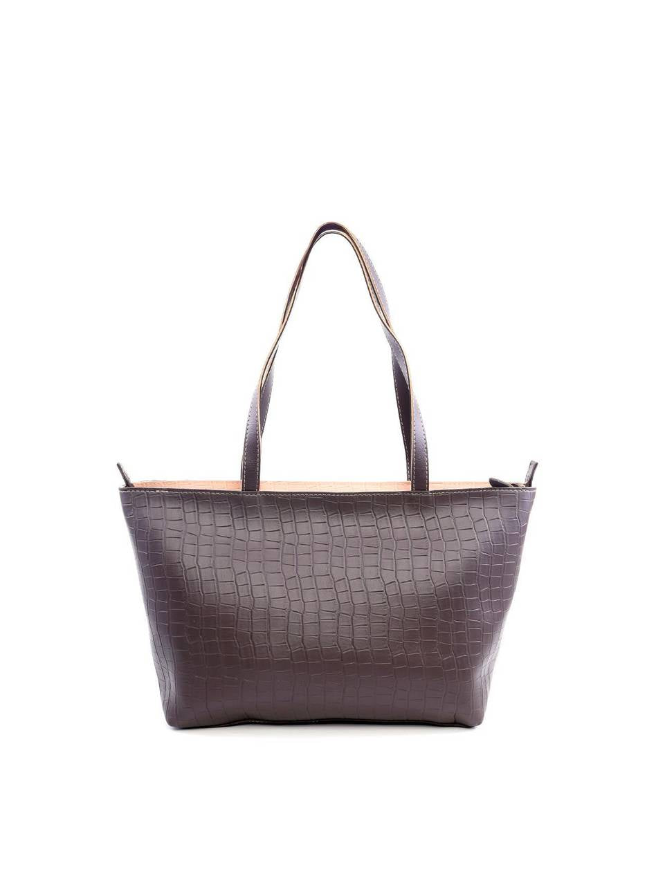 Bolsa Shopper Tiracoloco com Detalhe em Strass - Cacau BSI-6082 - CA