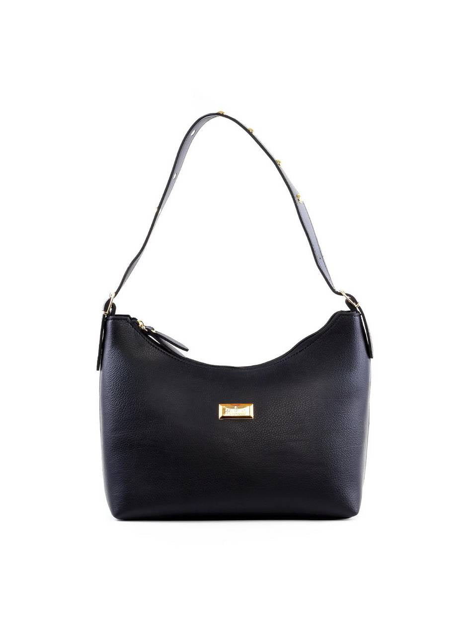 Bolsa Hobo Média Tiracolo Preta BSI-5864 - PR