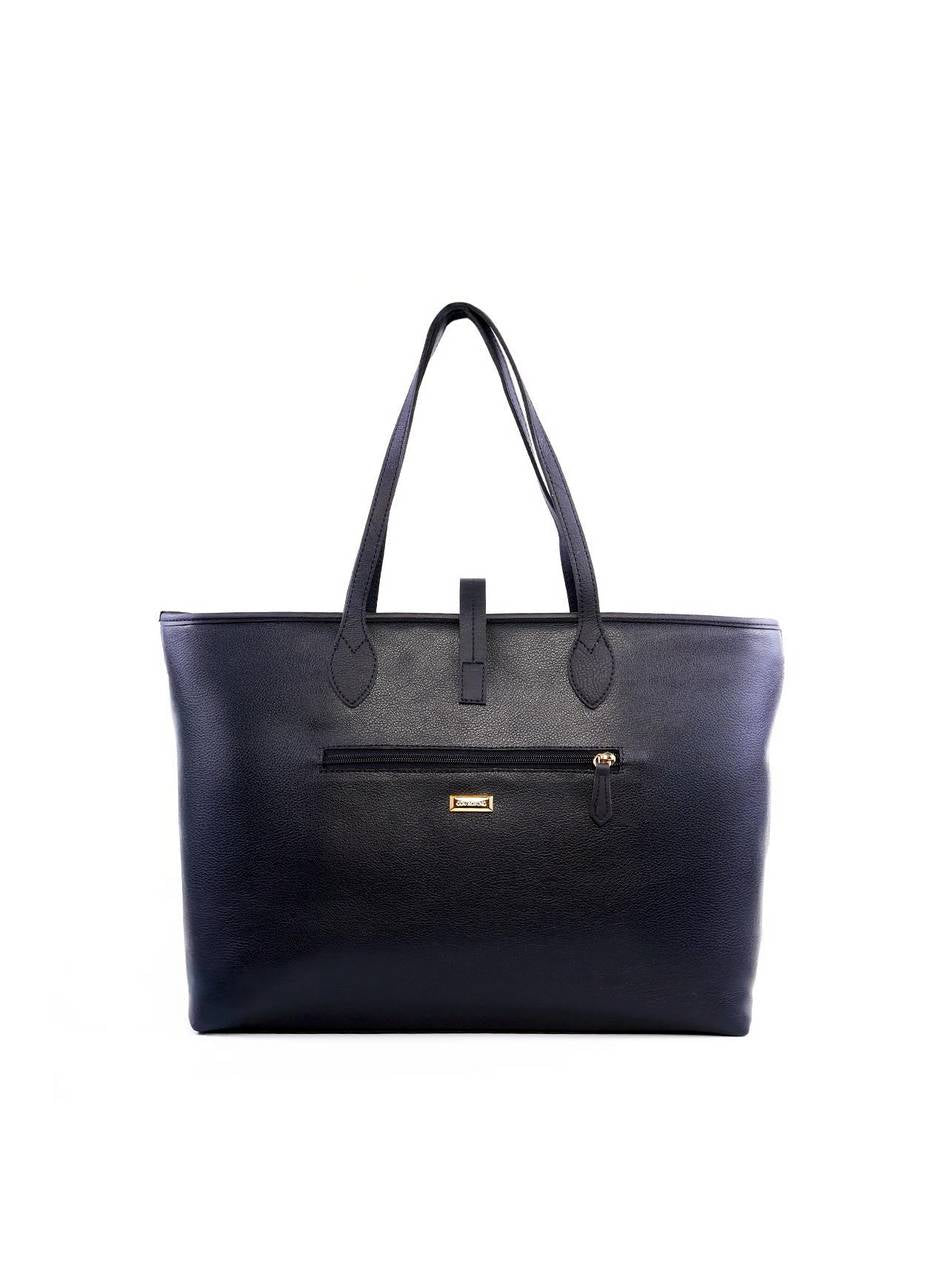 Bolsa Shopper com Trança e Passador - Preto BSI-6255 - PR