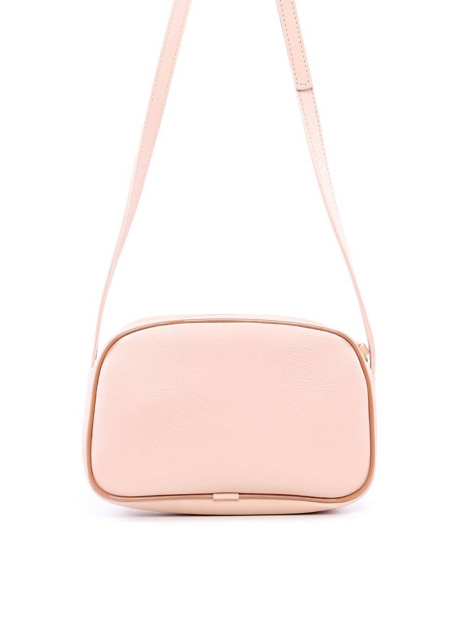 Bolsa Bag Transversal com Bolso Frontal - Nude BSI-6190 - NU